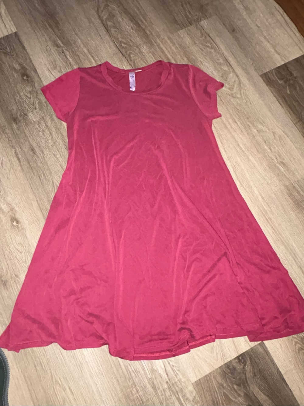 Alya Fuchsia TShirt Dress